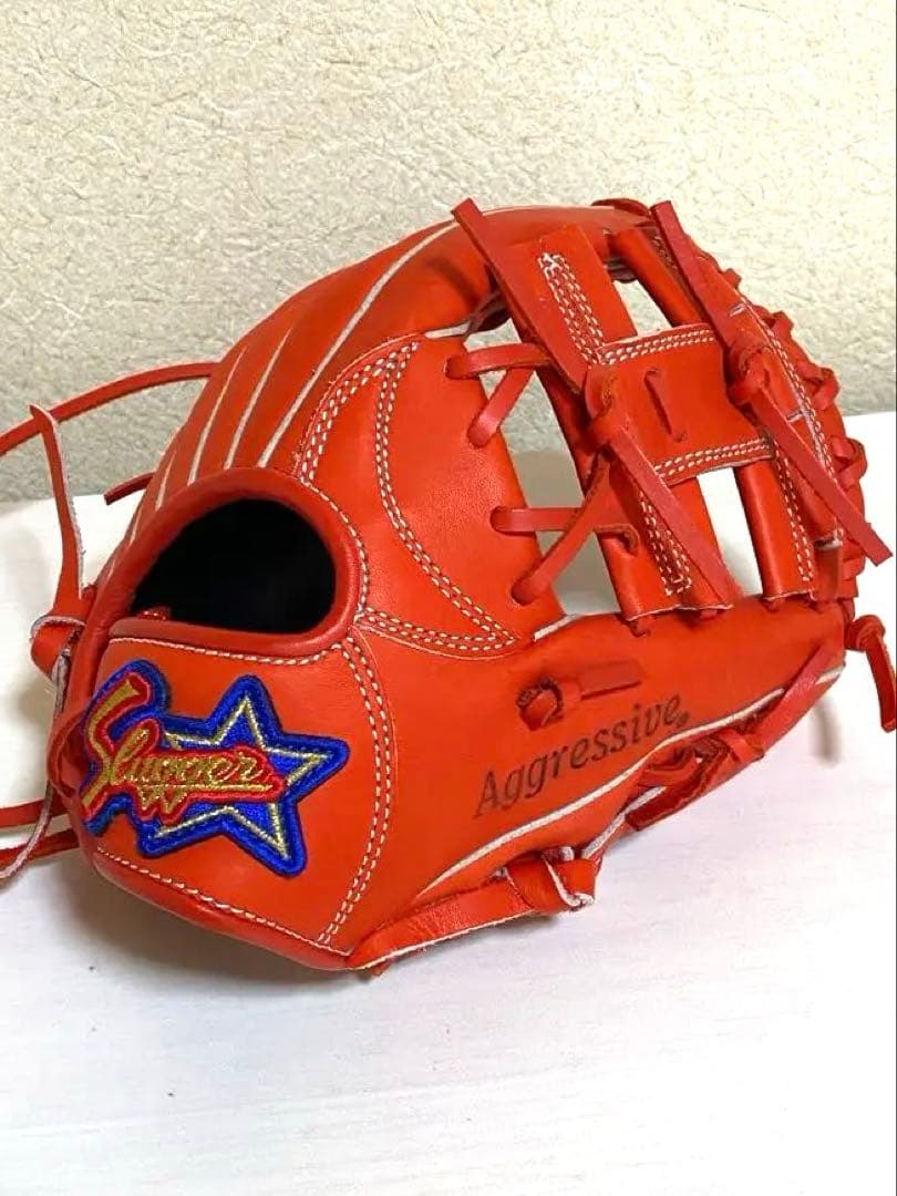 《新品未使用》久保田スラッガー軟式少年用グラブKSN-J6 Fオレンジ