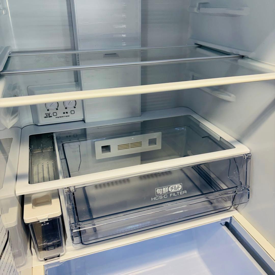 美品 AQUA 368L 冷蔵庫 おしゃれ木目調 21年製【地域限定配送無料】