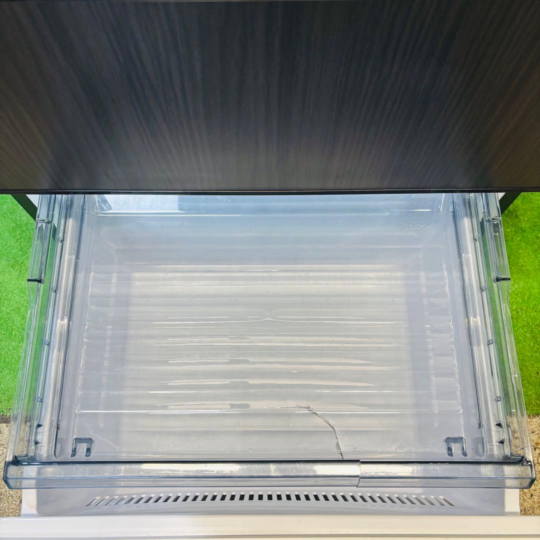 美品 AQUA 368L 冷蔵庫 おしゃれ木目調 21年製【地域限定配送無料】