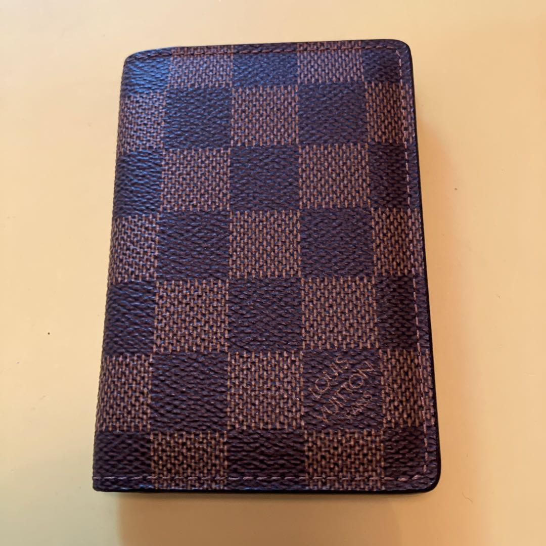 【美品】Louis Vuitton ダミエレザー名刺入れ