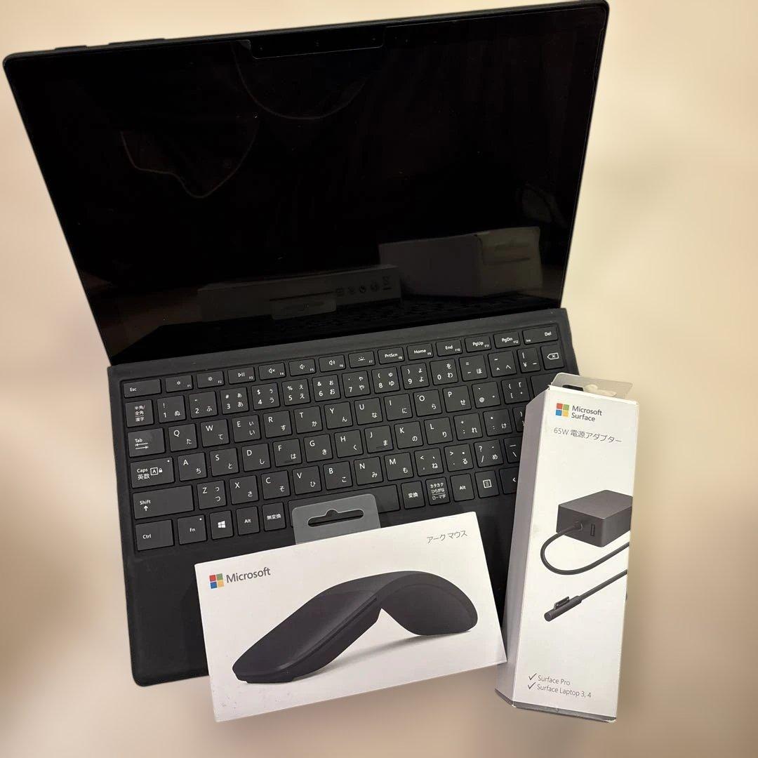 surface pro7タブレット+ キーボード、マウス、ACアダプター