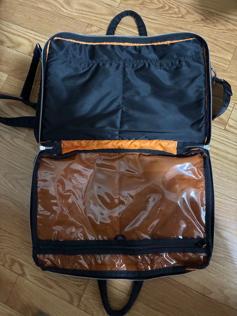 PORTER 2層式　2WAY タンカー　ブリーフケース　ブラック