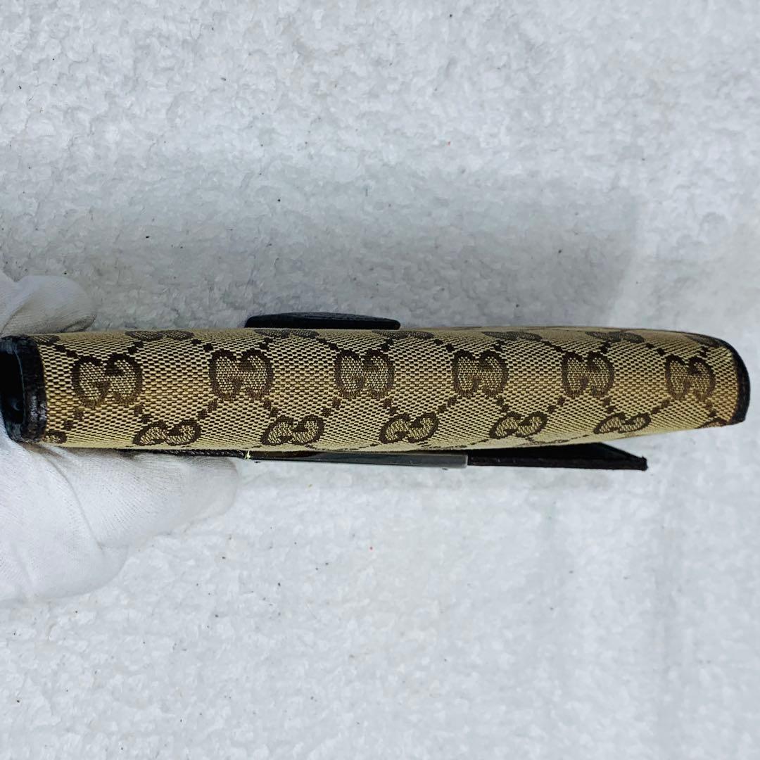 ⭐️GUCCI 財布 GGキャンパス 112715 総柄 ブラウン ウォレット