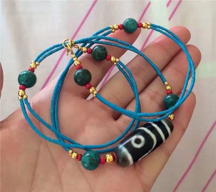 天珠 ネックレス チベット 天然石