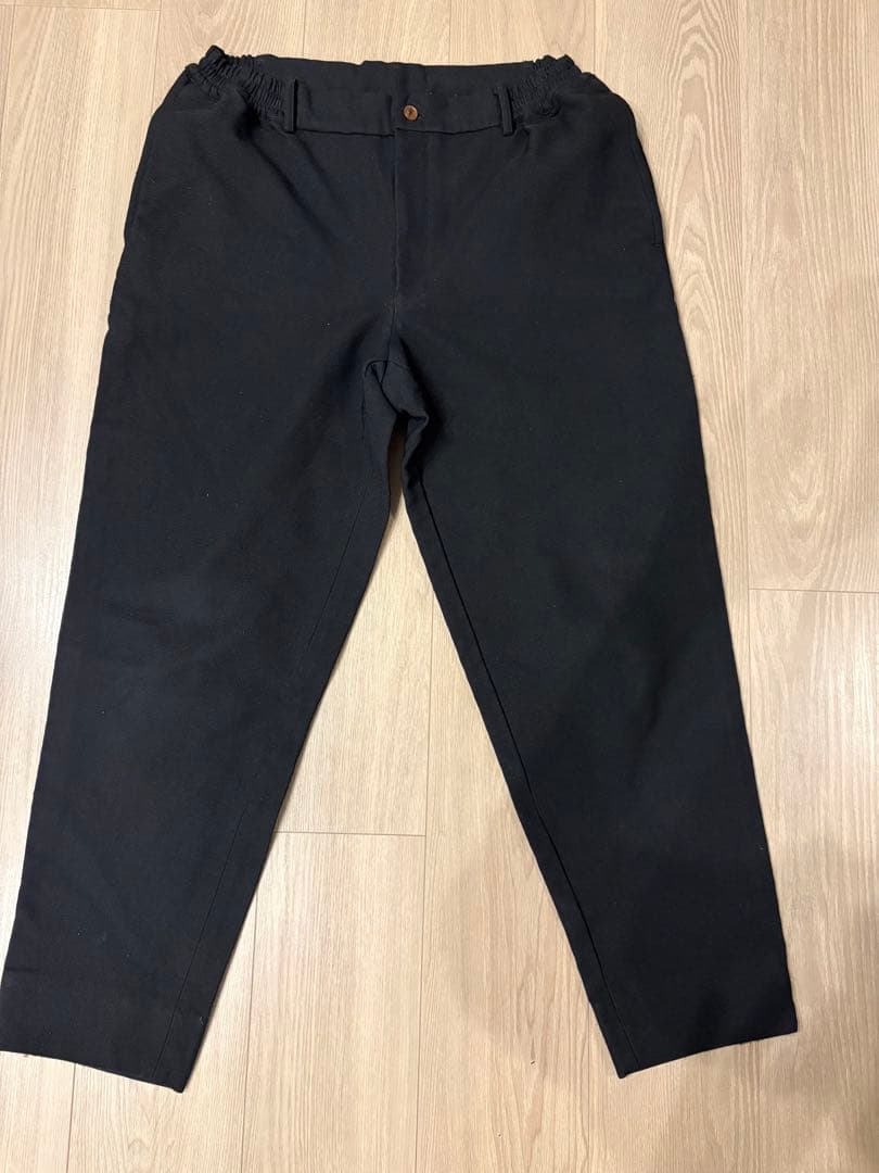 コムデギャルソンオムドゥ　23aw ポリ縮絨パンツ