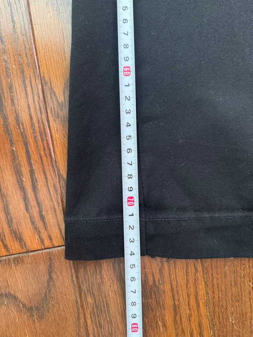 80s USA製　ディッキーズ　874 チビタグ　黒　ブラック　w31