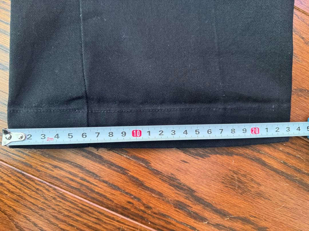 80s USA製　ディッキーズ　874 チビタグ　黒　ブラック　w31