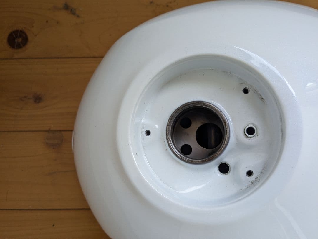 HONDA レブル250　ホワイト タンク