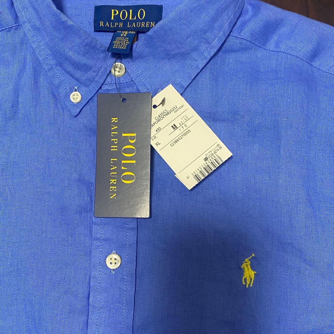新品★ラルフローレン シャツ ボーイズサイズ170 レディースM-L相当
