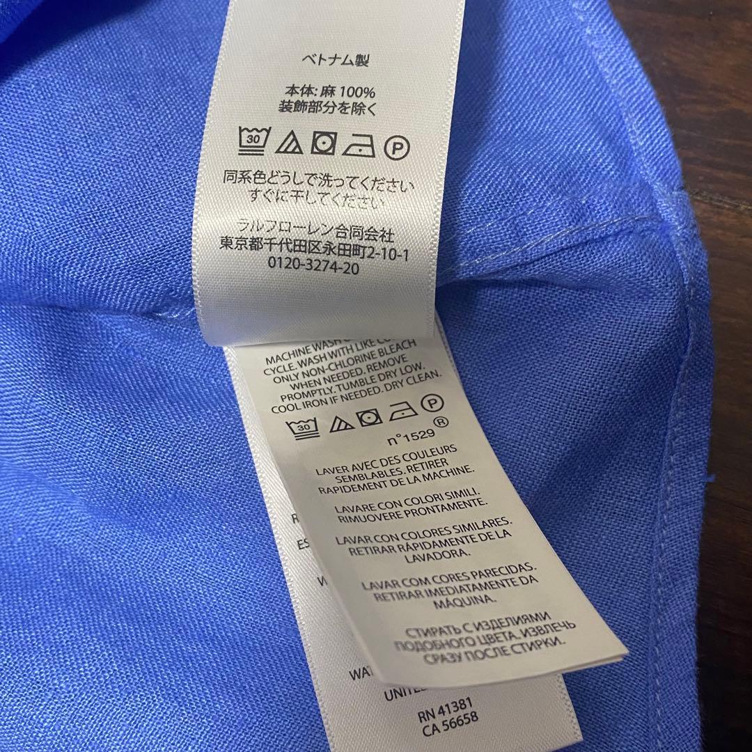 新品★ラルフローレン シャツ ボーイズサイズ170 レディースM-L相当