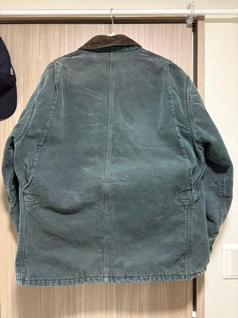 ラ*ん様 90s 00s カーハート チョアコート モス カーキ C02 MOS