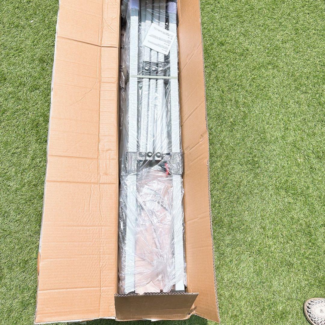 【シゲゴン】タープテント ベージュ アウトドア ワンタッチ キャンプ