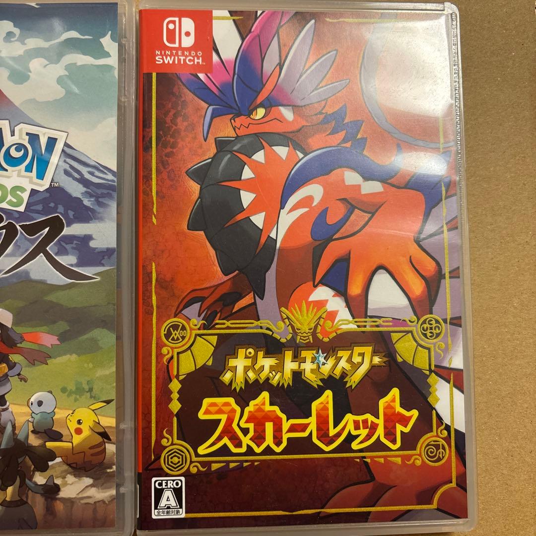 ポケットモンスター シールド・アルセウス・スカーレット 3作品セット