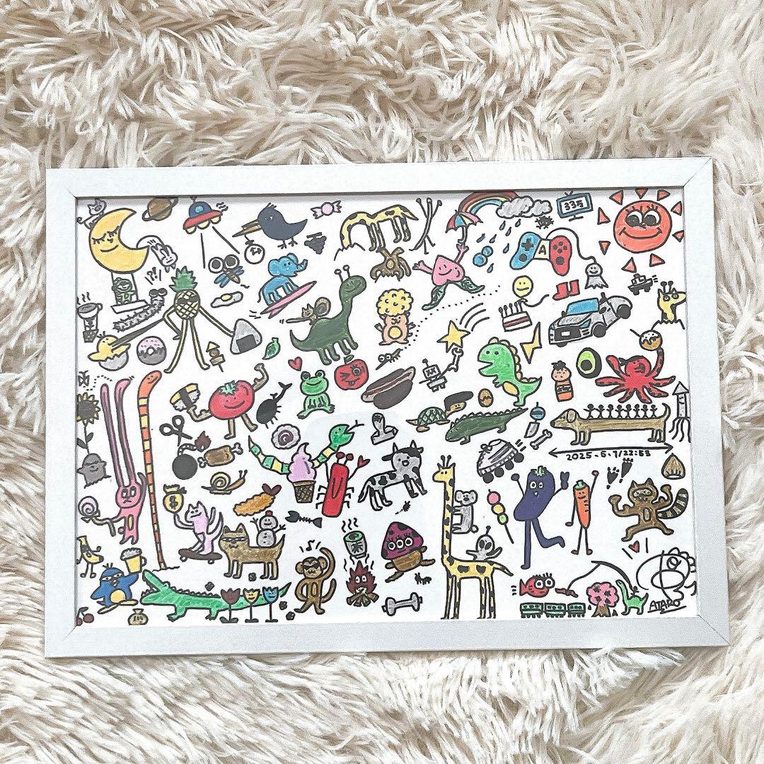 ライブ配信の時に書いたグッズ用の超レア原本