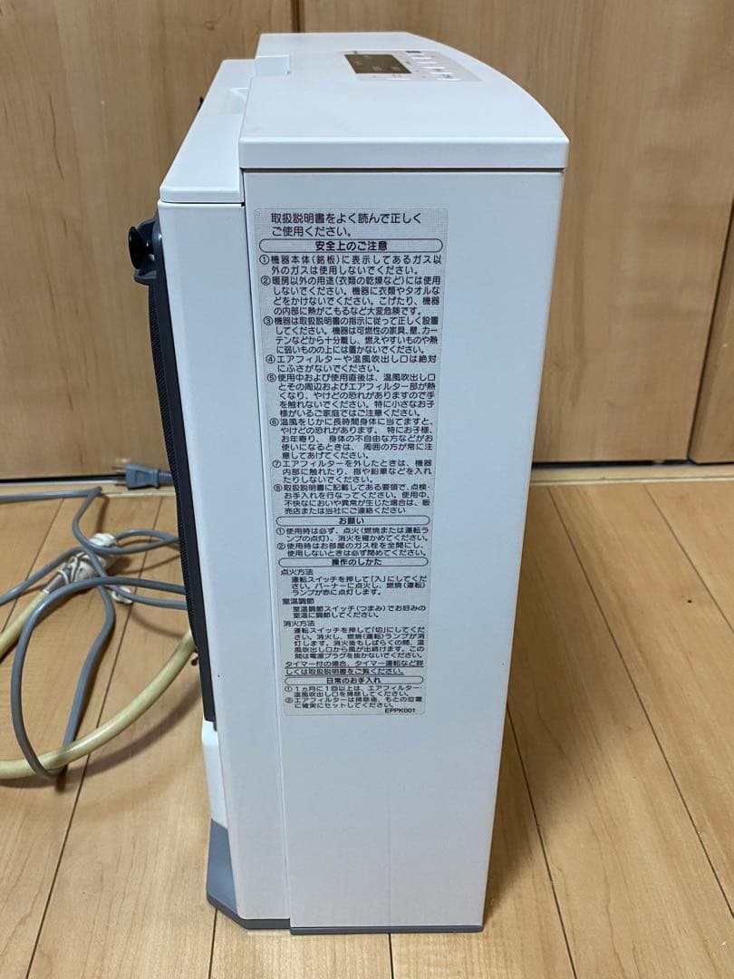 【ガスコード付・美品】NORITZ ガスファンヒーター GFH-4006S