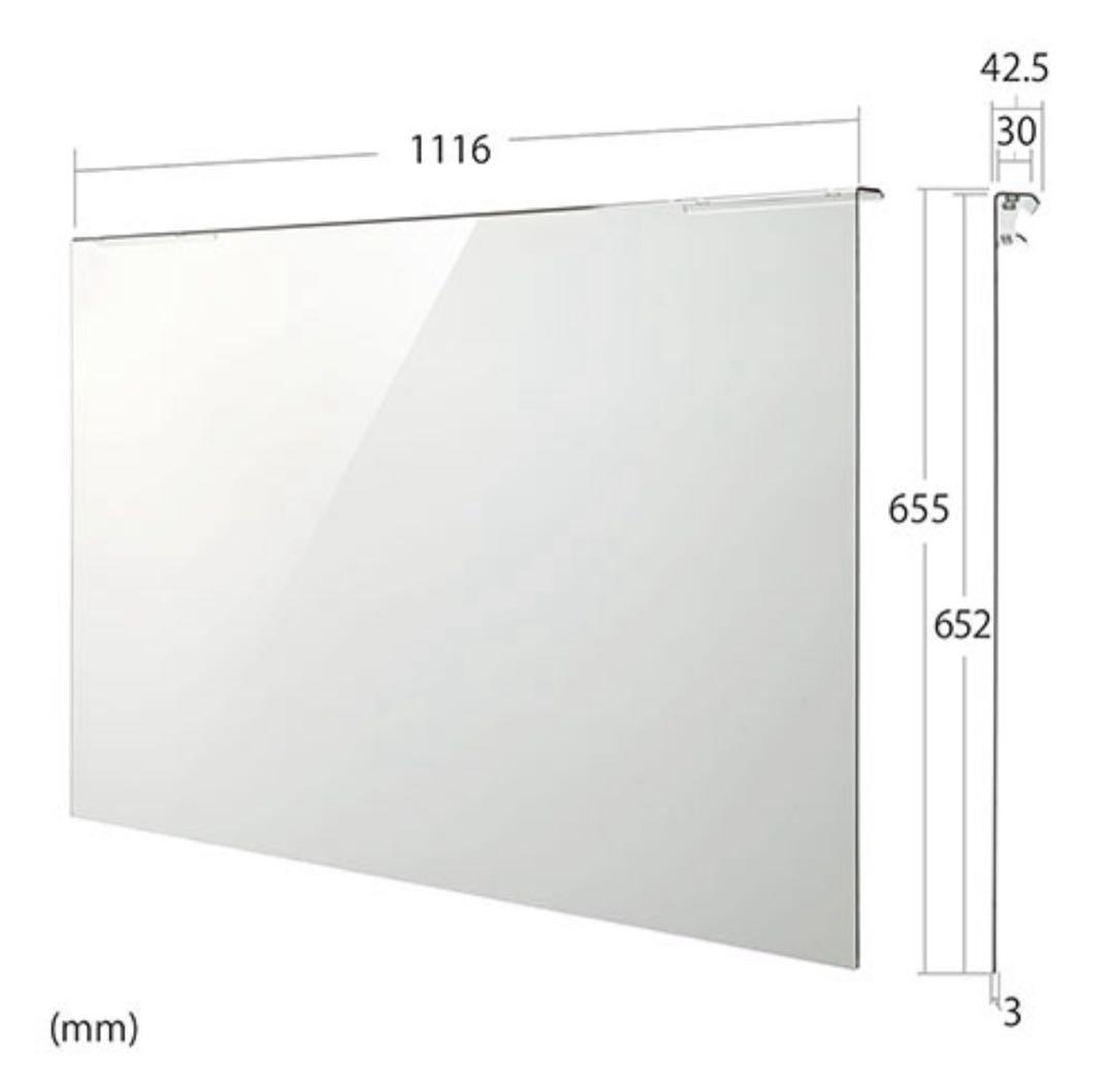 サンワダイレクト 液晶テレビ保護パネル 50インチ　200-CRT016