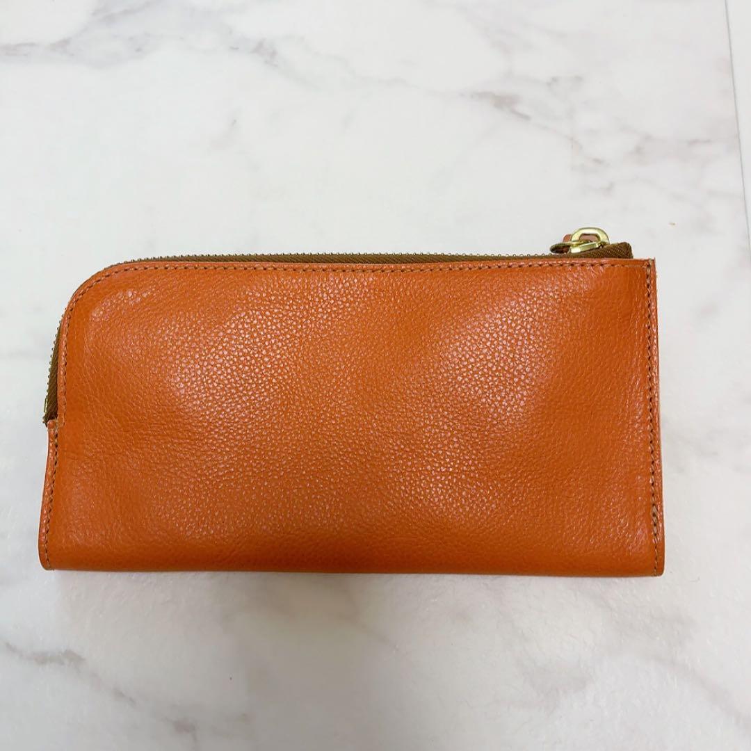 ✨新品✨IL BISONTE L字ファスナー 長財布 ロングウォレット キャメル