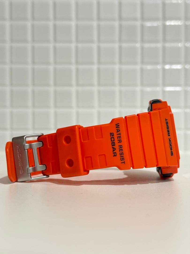 【美品】廃盤 カシオ G-SHOCK DW-D5500MR レスキューオレンジ