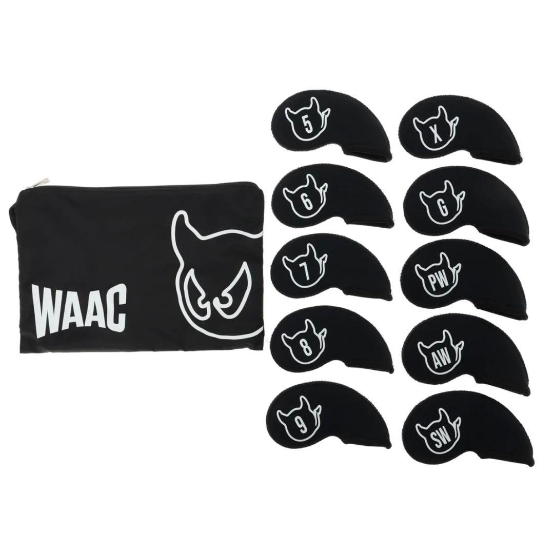 【完売】WAAC アイアンカバーセット ブラック