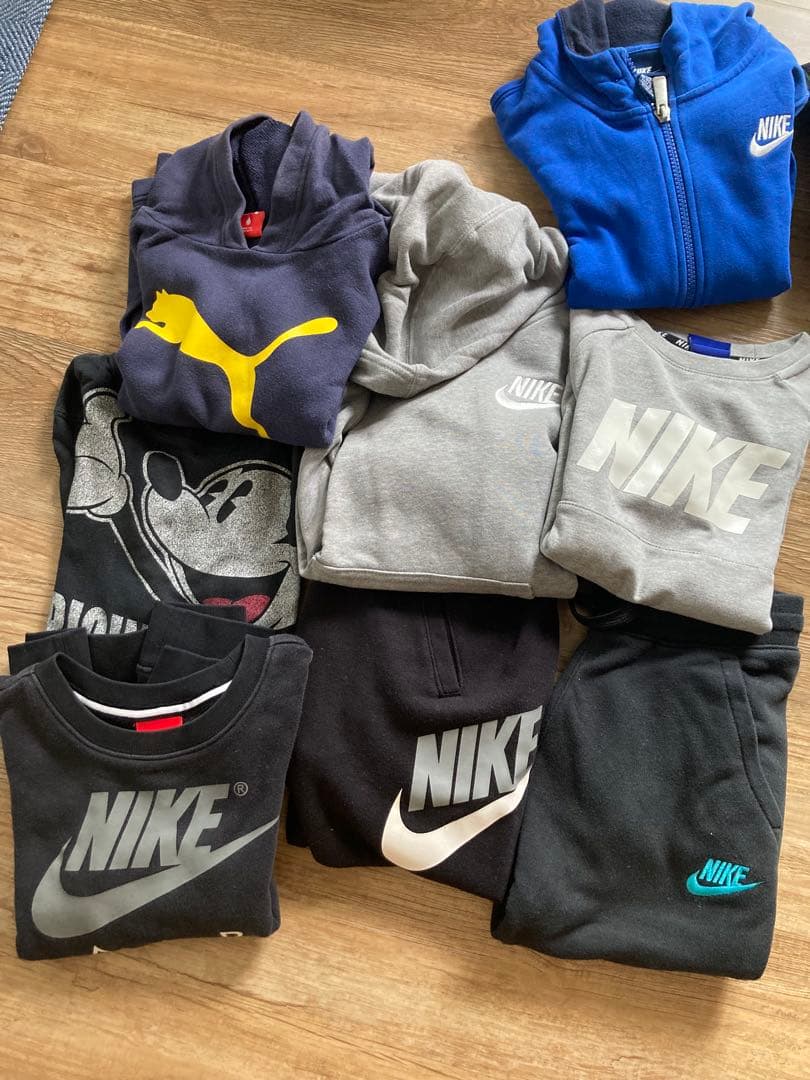 子供服 男の子 110120cm 130㎝まとめ売り　ナイキプーマ秋冬物