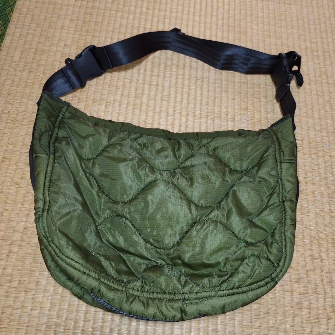 US 三軒茶屋 M-65 キルティング メッセンジャーバッグ リメイク