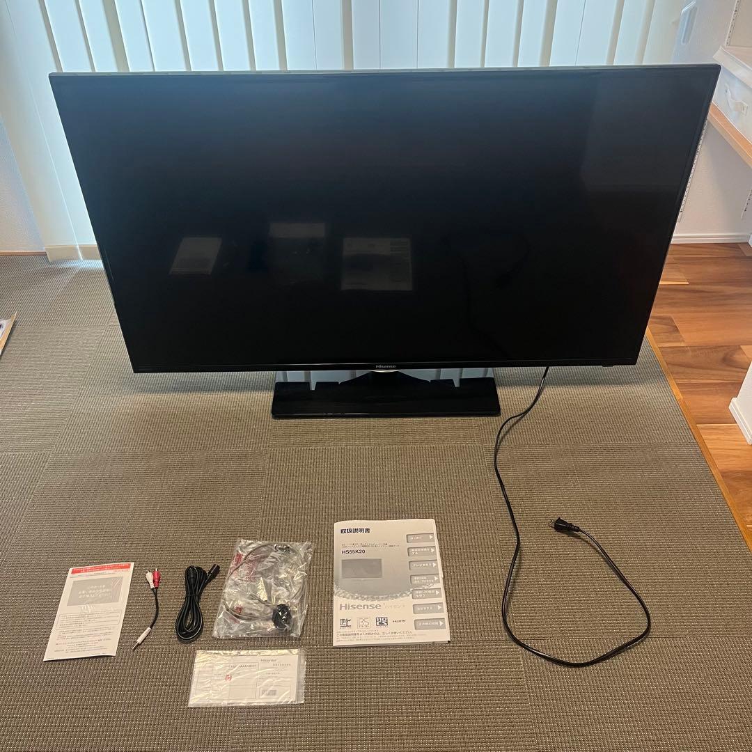 【かづ様 引き取り専用】Hisense 55インチ テレビ HS55K20