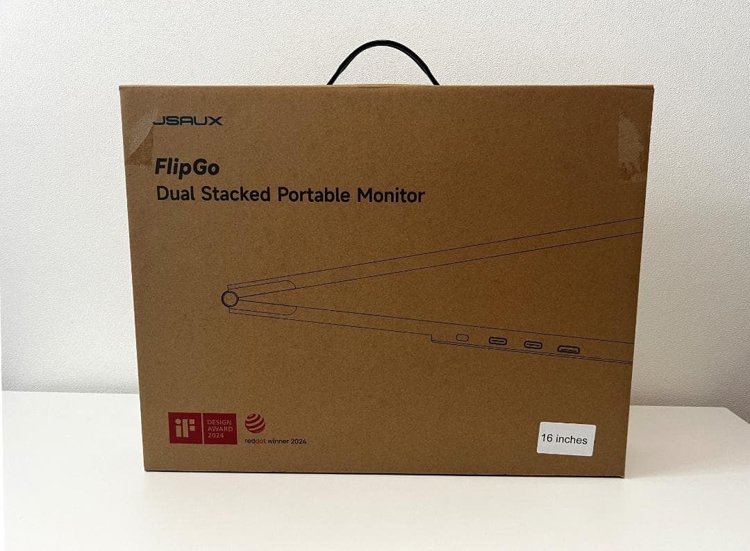 FlipGo ポータブルデュアルモニター 16インチ