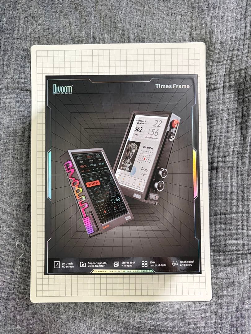 Divoom Times Frame デジタルフォトフレーム black