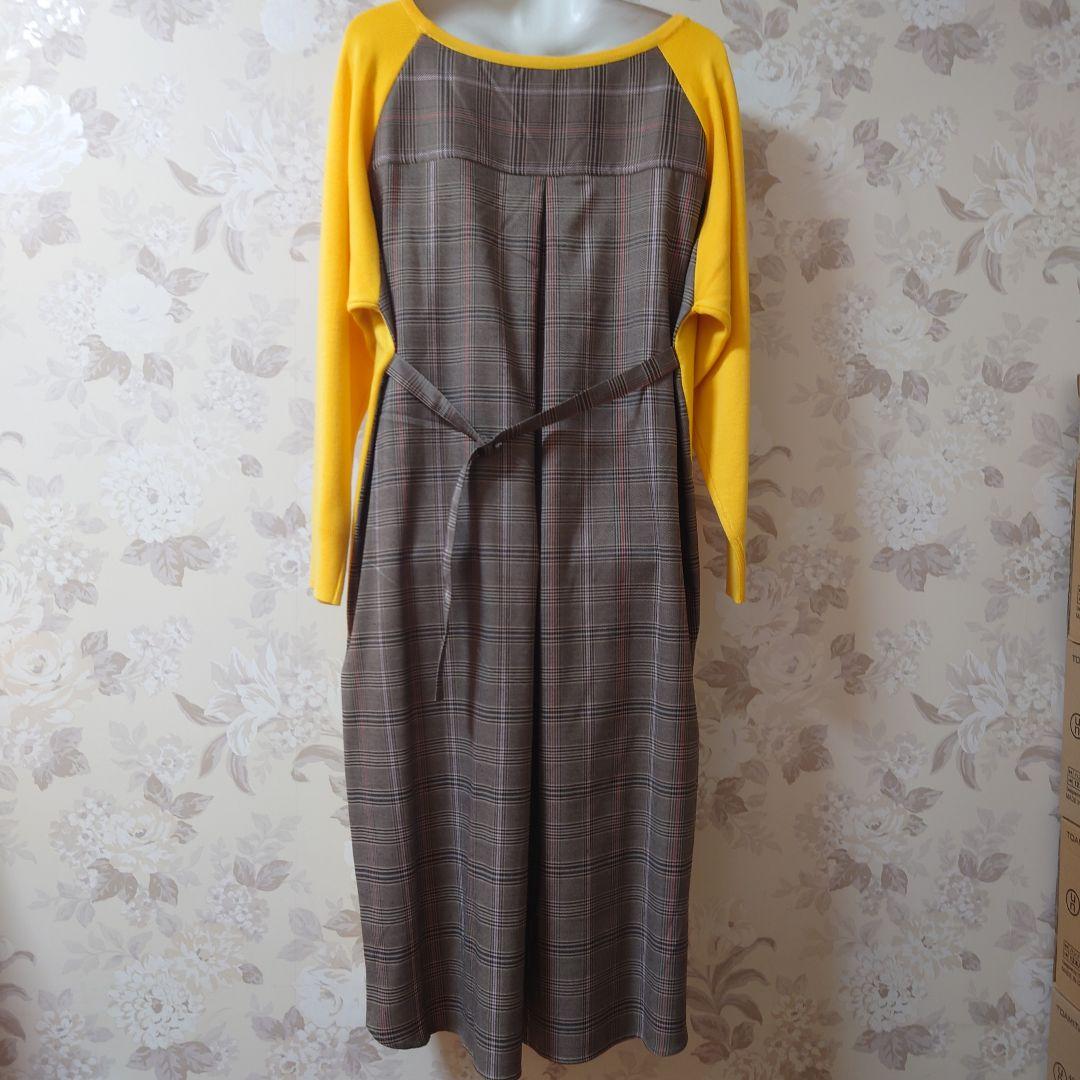 新品✨グレースコンチネンタル✨異素材ニットワンピース