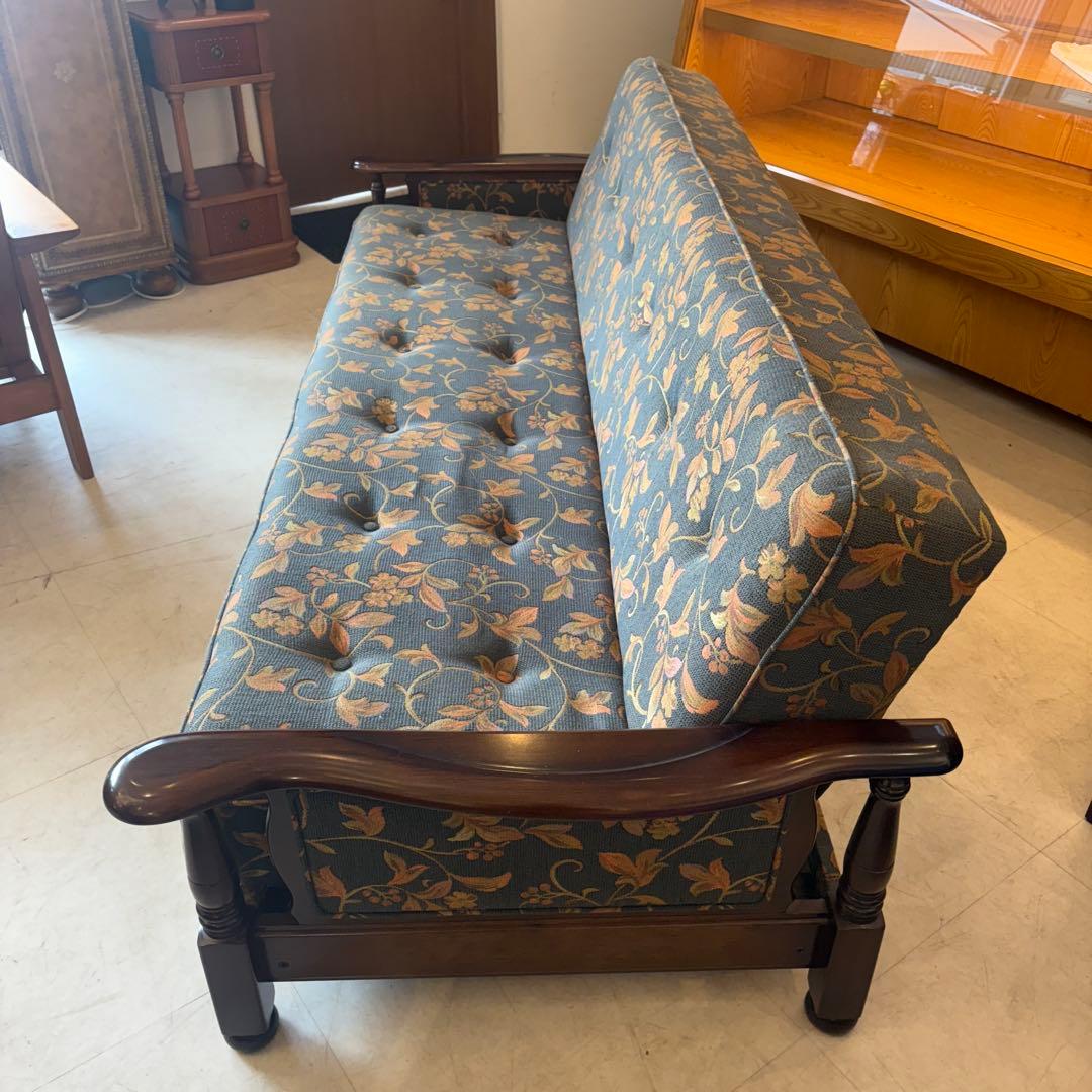 カリモク　karimoku コロニアル　ソファベッド　シングル