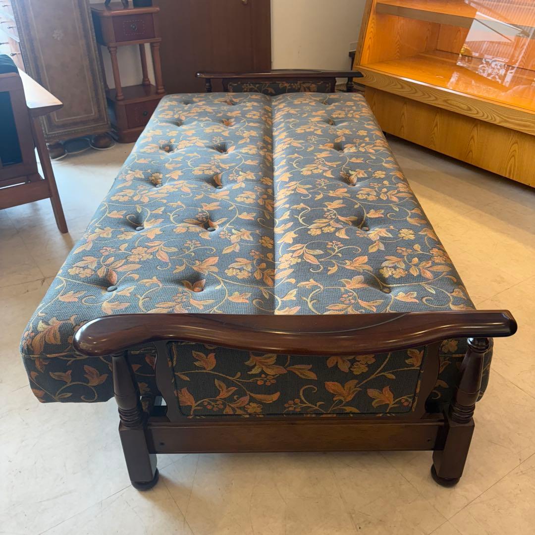 カリモク　karimoku コロニアル　ソファベッド　シングル