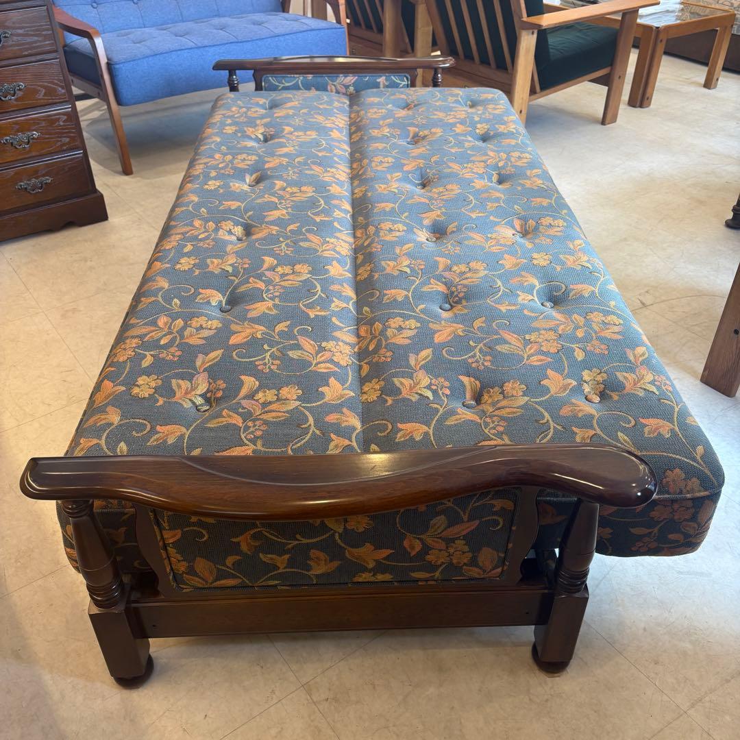 カリモク　karimoku コロニアル　ソファベッド　シングル