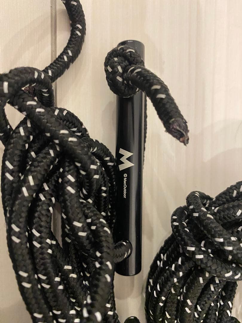 MAC ONEタープブラックヘキサLポール・ポールケース付きセット