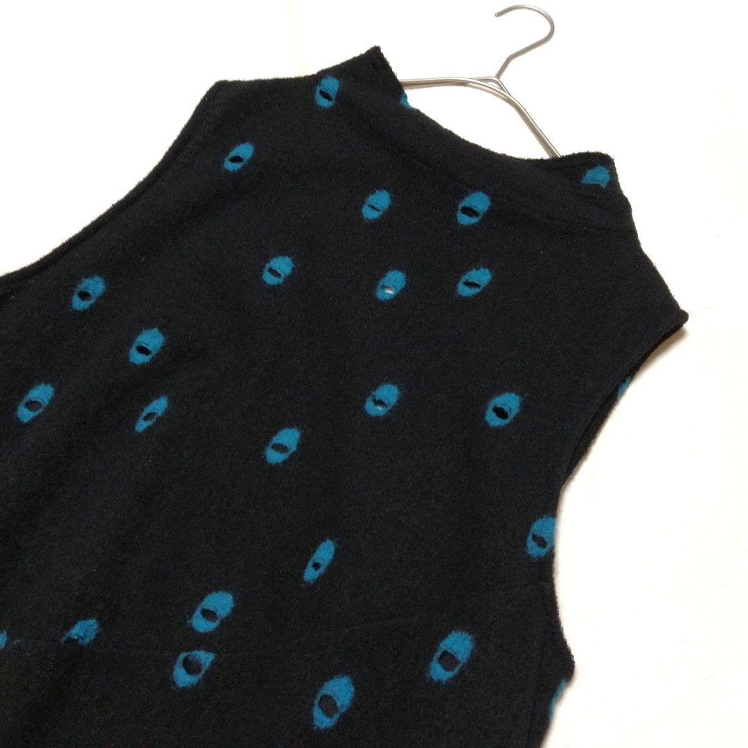 美品　慈雨　チュニック　ウール　L　センソユニコ