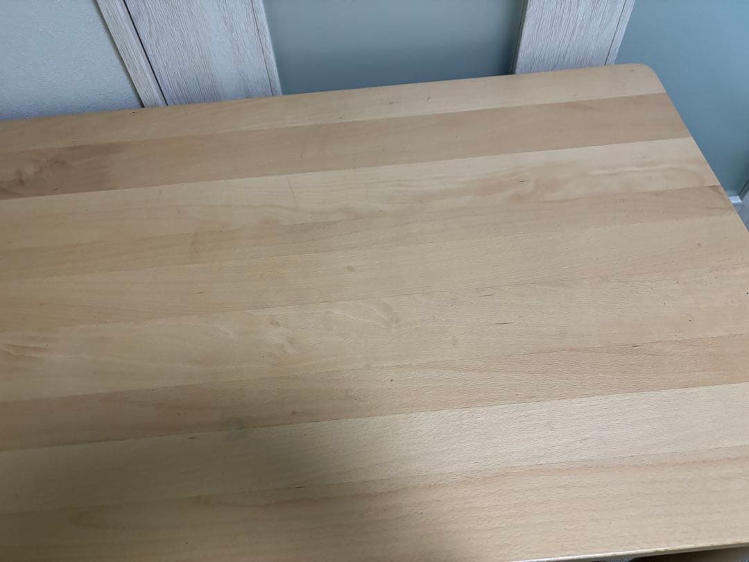 【8/4まで】無印良品　ブナ材デスク・幅１２０ｃｍ　ブナ材デスク用上置き棚付き