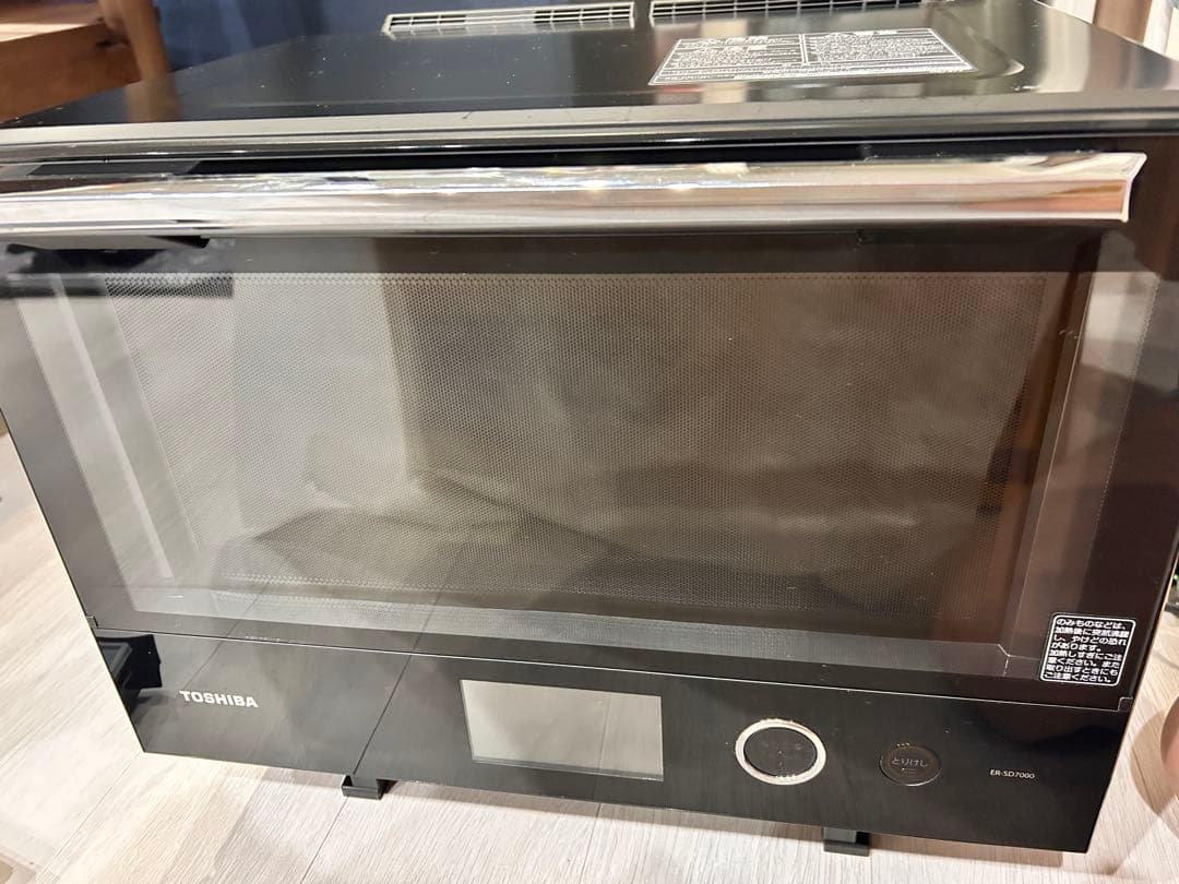 1月31日まで TOSHIBA ER-SD7000 電子レンジ トレイ3点付き