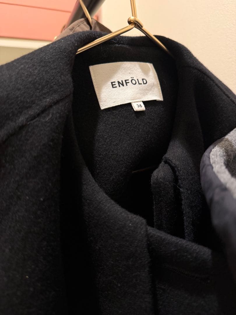 ENFOLD メルトンリバーケープコート　お値下げ依頼変更済