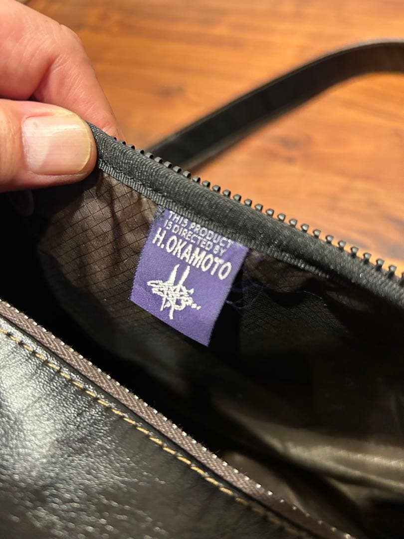 トイズマッコイ　レザーダッフルサック ブラック