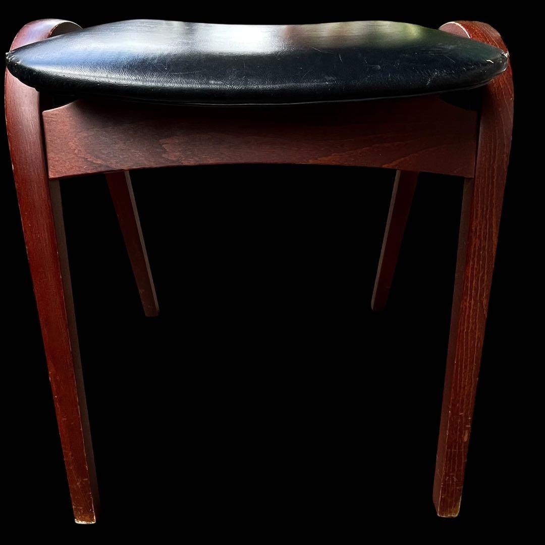 秋田木工 IDC大塚 No.202 剣持勇 スタッキングスツール 黒