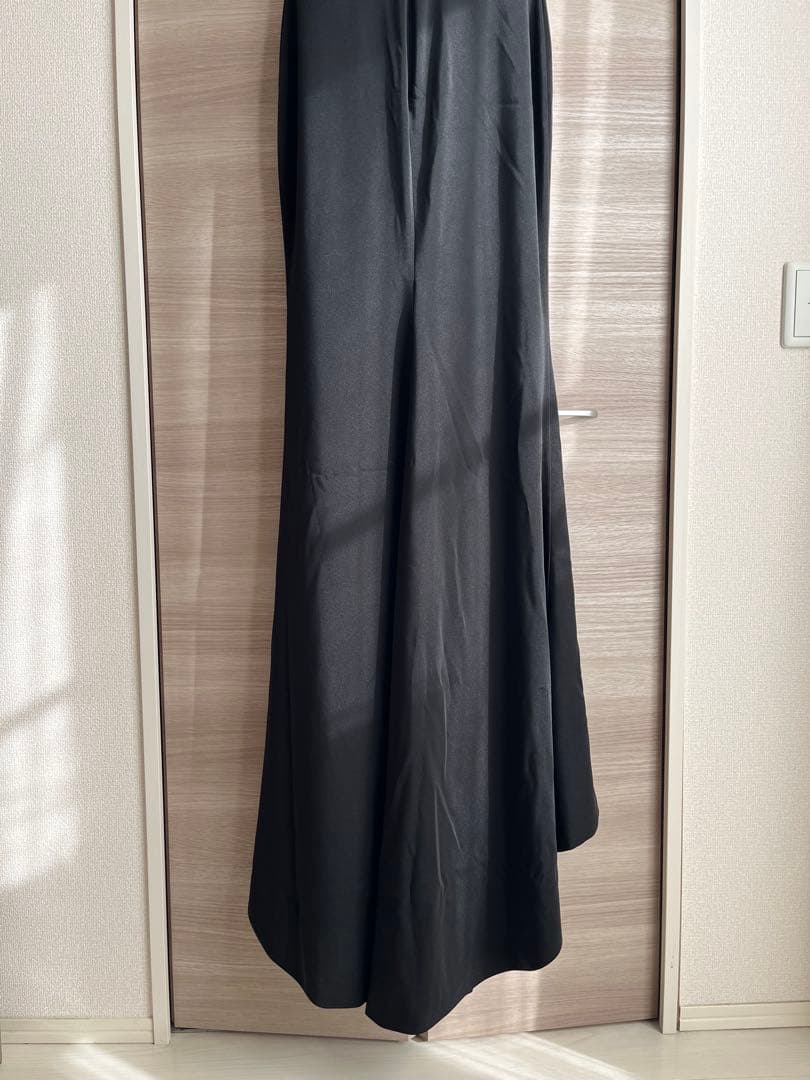 ⭐︎とうふ⭐︎ブラックドレス ウエディング 前撮り フレアドレス 二次会