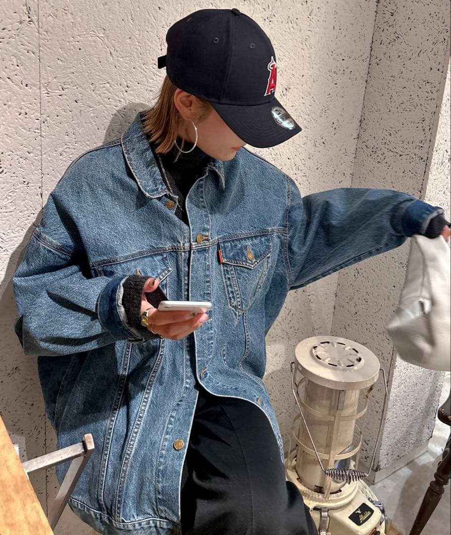 Ungrid ビッグシルエットデニムジャケット　ゆったり　大きいサイズ