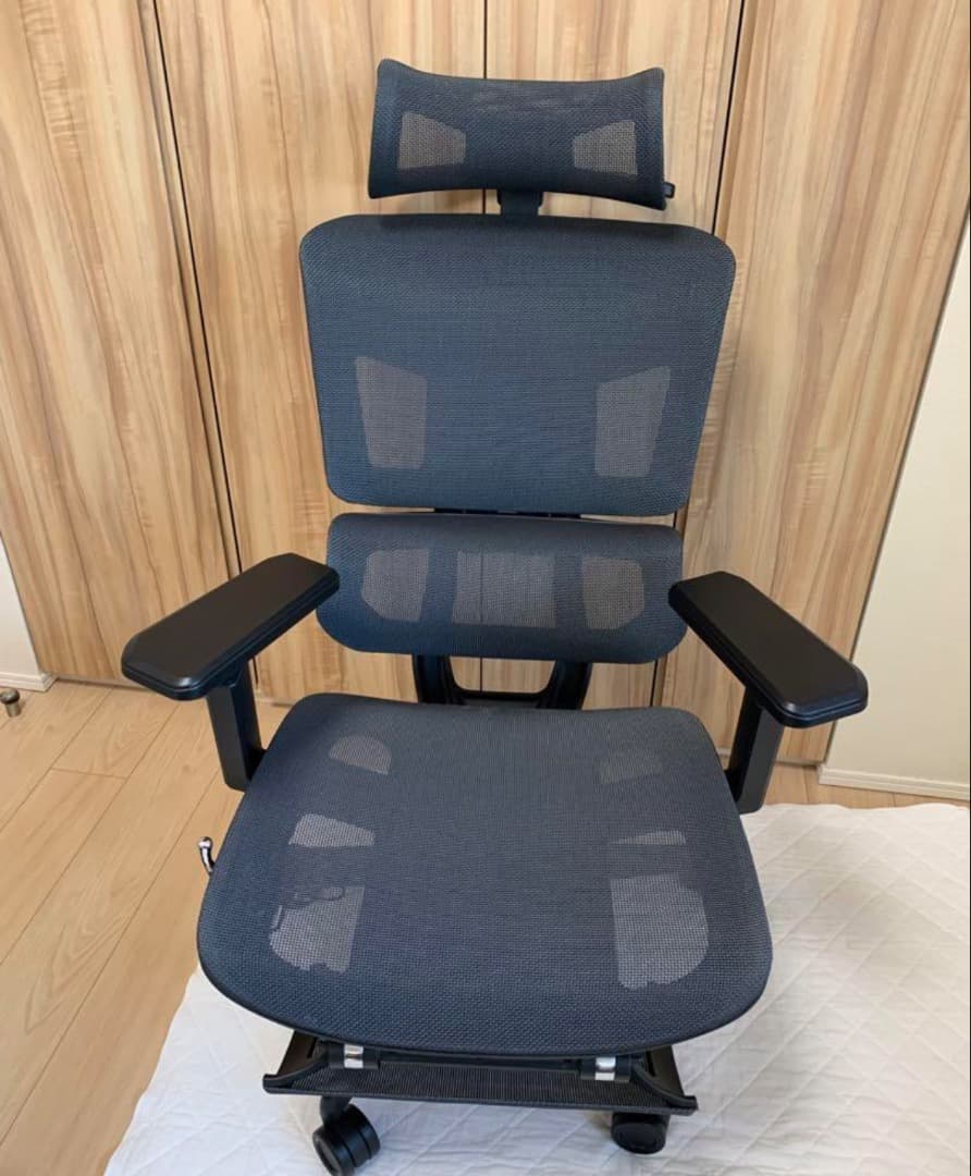 GrowSpica Pro グロースピカプロ　メッシュデスクチェア　ブラック