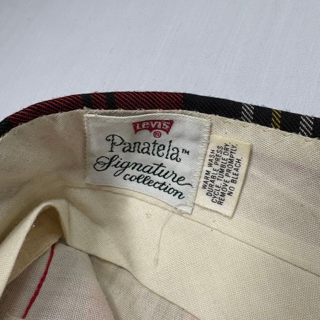 【希少】70s Levi'sリーバイス Panatela タータンチェックパンツ
