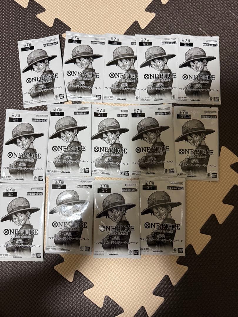 ワンピースカード3周年トレジャーキャンペーン プロモカード 14個セット