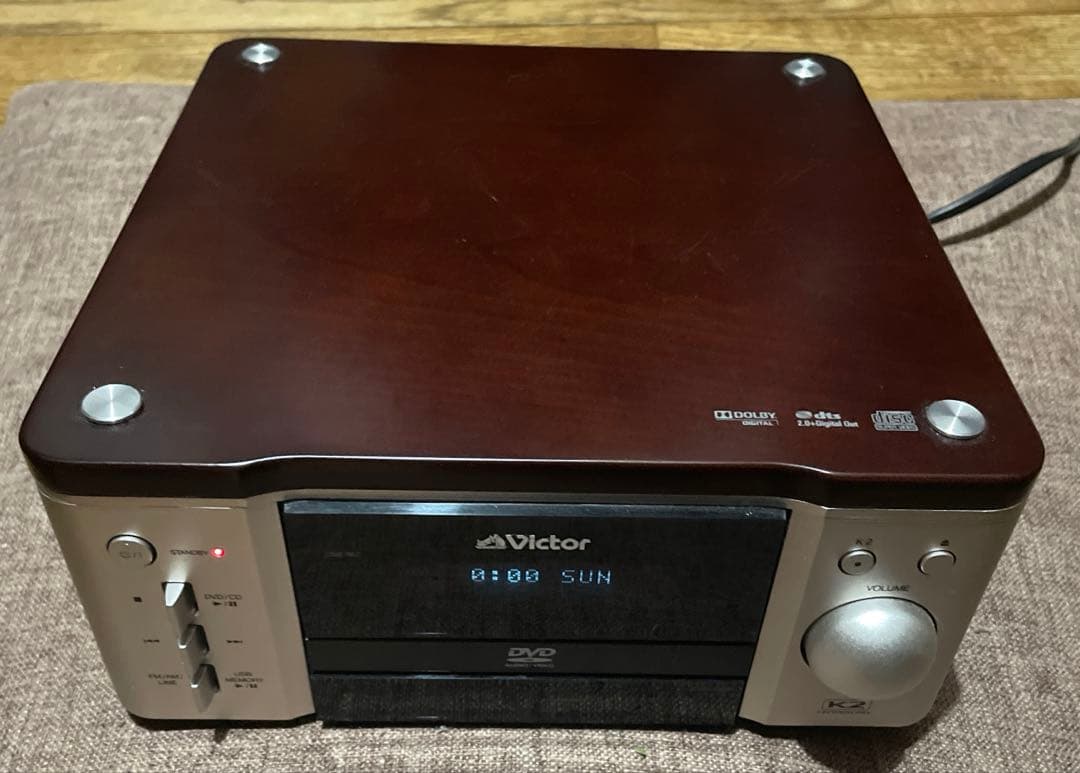 Victor コンパクトコンポ　CA-EXAR7 スピーカー左右　説明書付