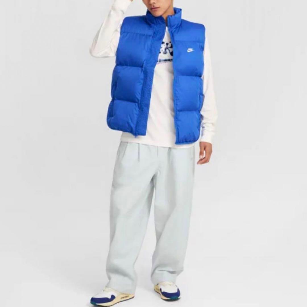 ナイキ プリマロフト ウォーター リペレント パファー ベスト ブルー 2XL