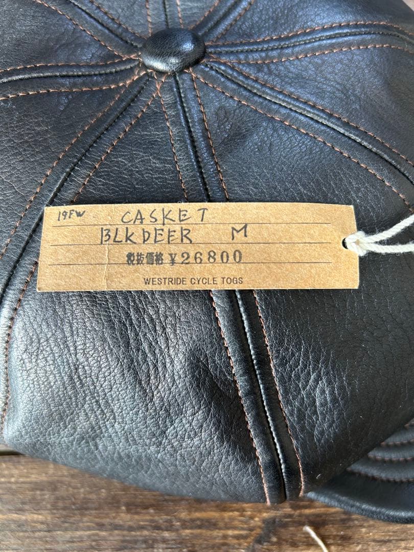 WESTRIDE ウエストライド 本革　レザーキャスケット　ロック　ロカビリー