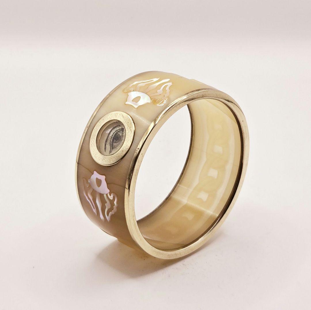 一点もの！GEM KINGDOM ジェムキングダム 1点ものホーンバングル