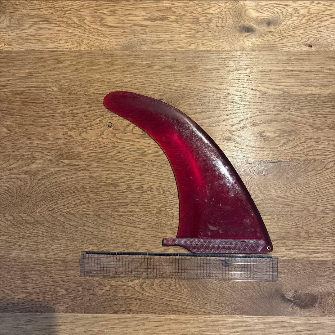 ドナルドタカヤマ　 ロングボード用センターフィンフィン 赤 10インチ