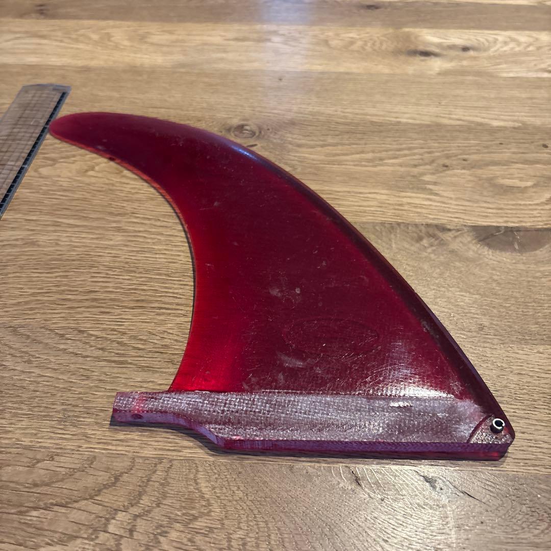 ドナルドタカヤマ　 ロングボード用センターフィンフィン 赤 10インチ